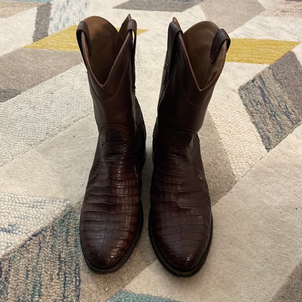 Tecovas Boots (Caiman Skin) size 11.5